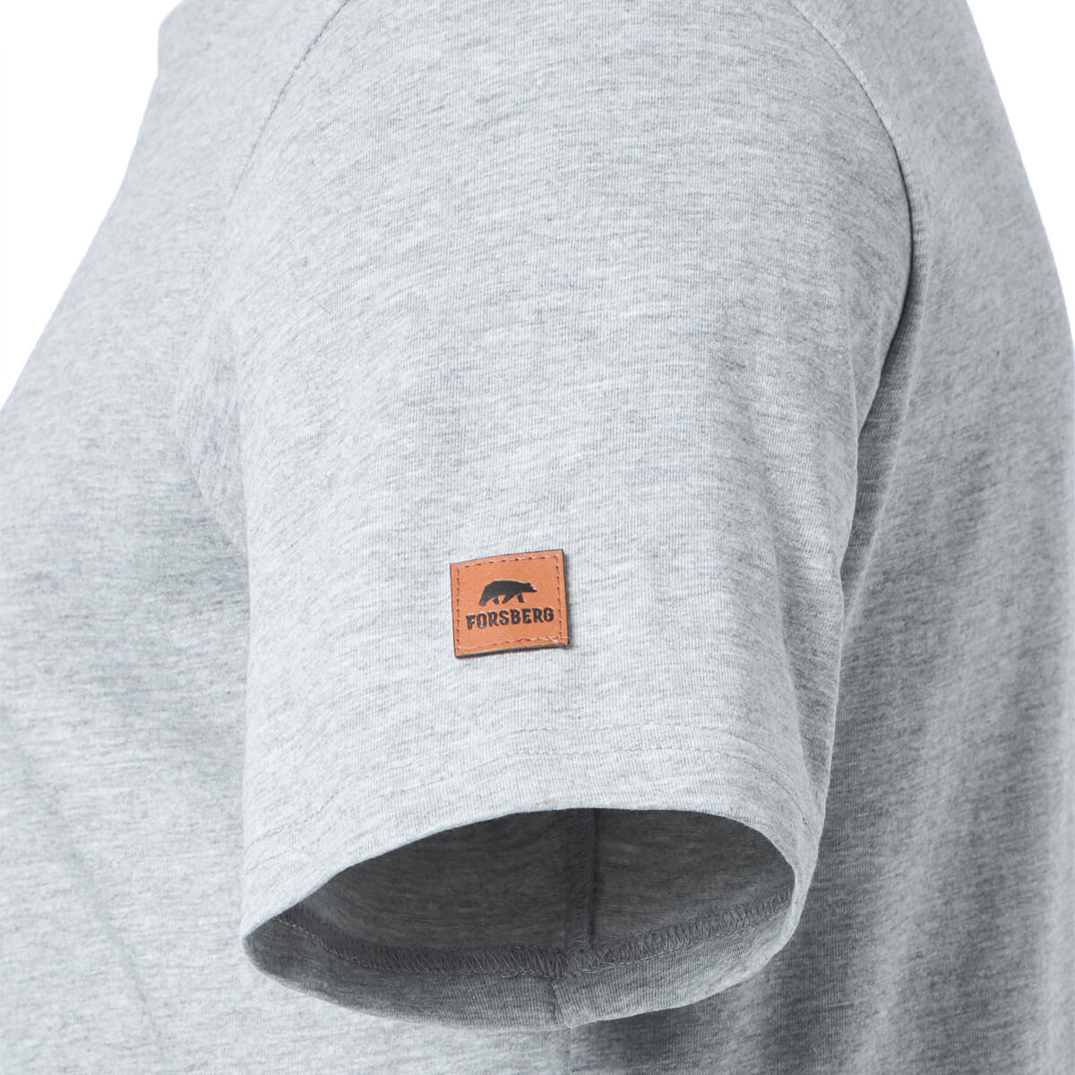 FORSBERG T-Shirt mit schwarzem Brustprint  - 5, Langarm, Pullover, Sweatshirt, Mantel, Fleece