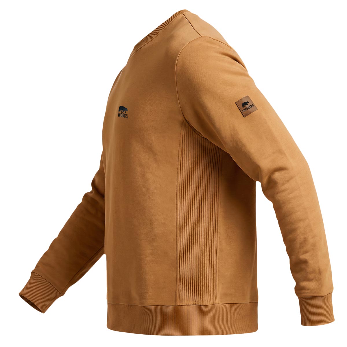 FORSBERG Crewneck Sweatshirt mit elastischen Einsätzen - 2 FORSBERG Crewneck Sweatshirt mit elastischen Einsätzen - 2