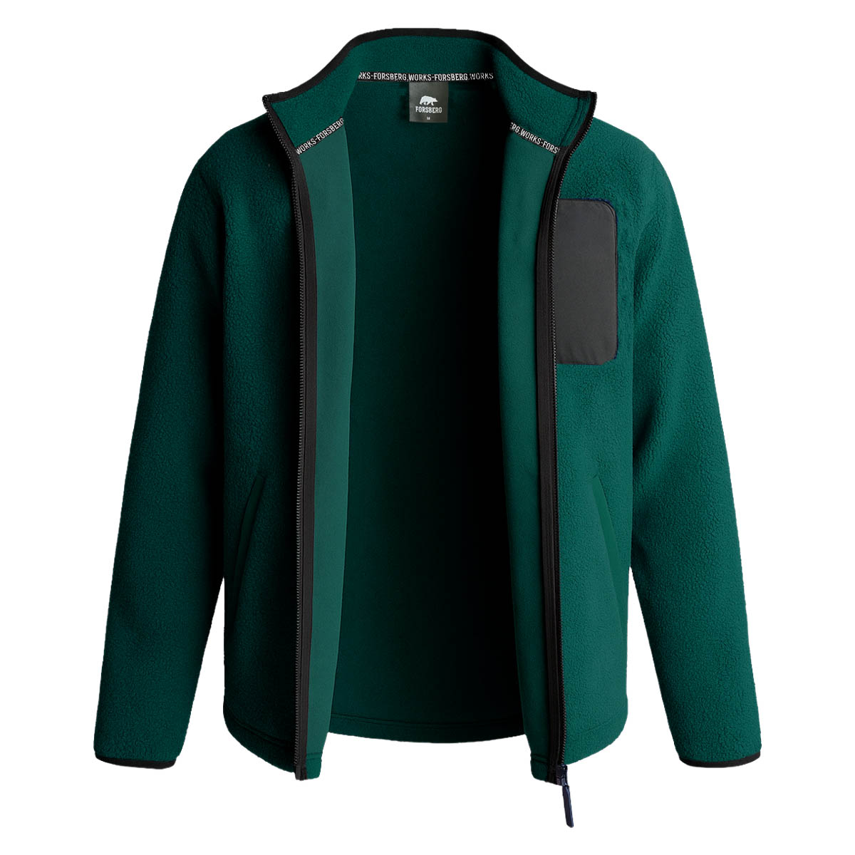 FORSBERG Webpelzjacke mit Brusttasche - 5