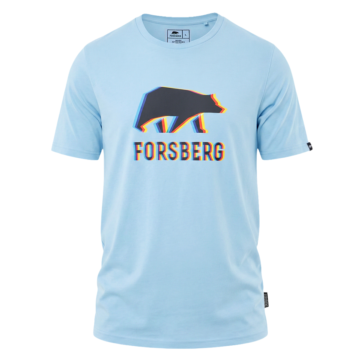 FORSBERG Dreideson T-Shirt - 1, T-Shirt, Kurzarm, Rundhals, Bedruckt, Hemd