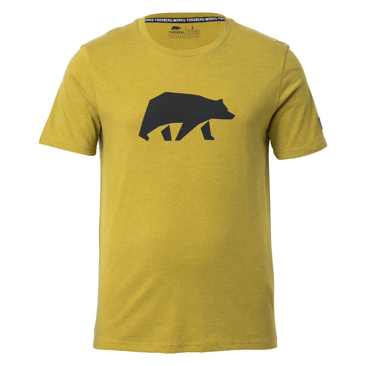 FORSBERG T-Shirt mit schwarzem Brustprint  - 7, Bekleidung, T-shirt