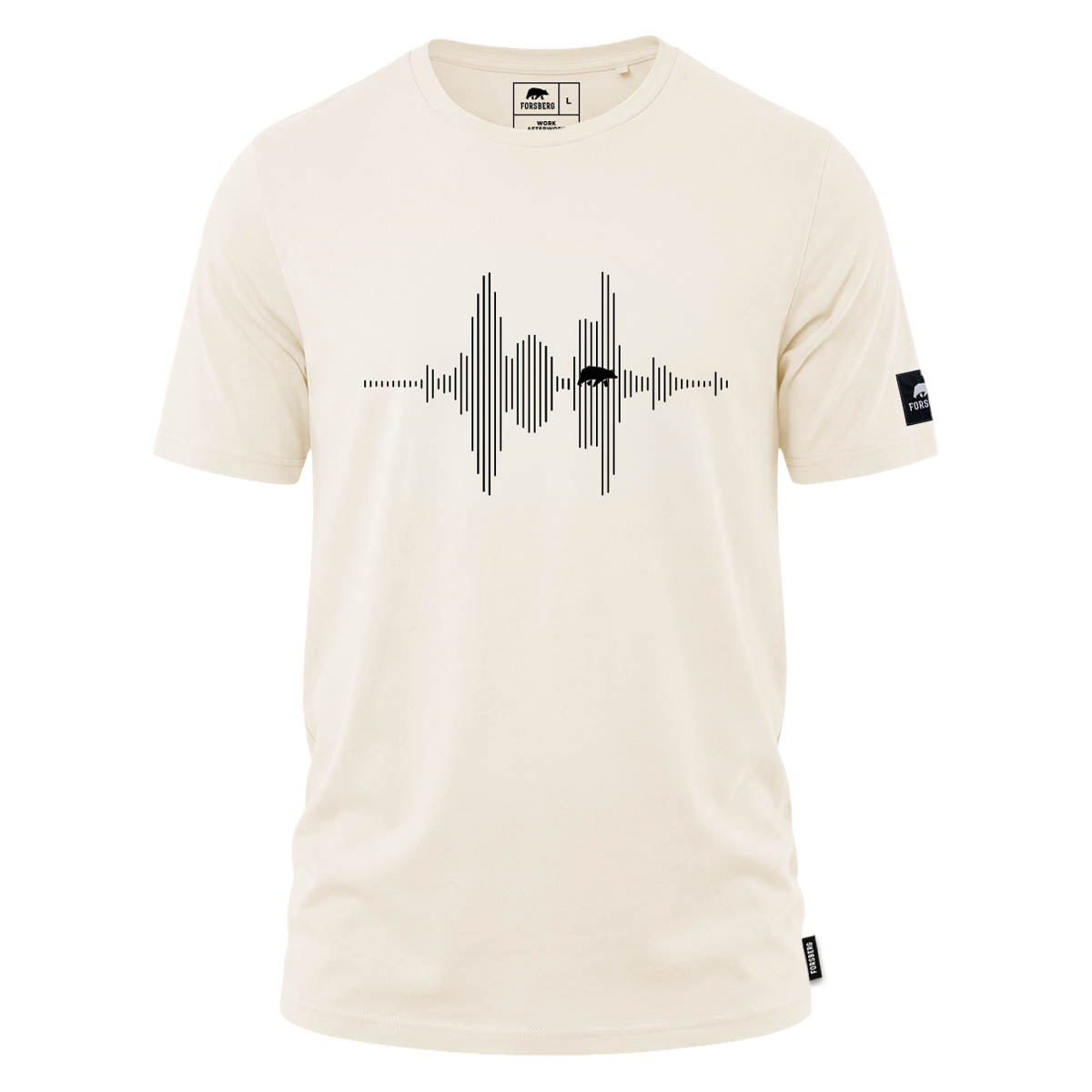 FORSBERG T-Shirt mit Audiowelle - 4