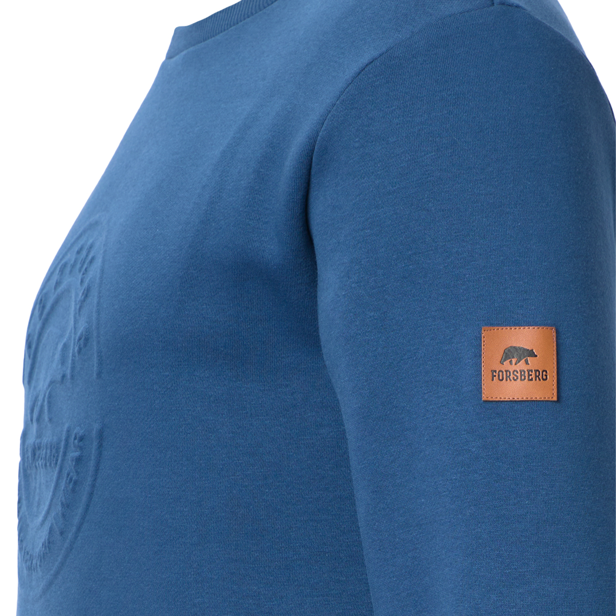 FORSBERG Sweatshirt mit 3D Logo - 5, Vlies, Langer Ärmel, Ärmel, Mantel, Hemd