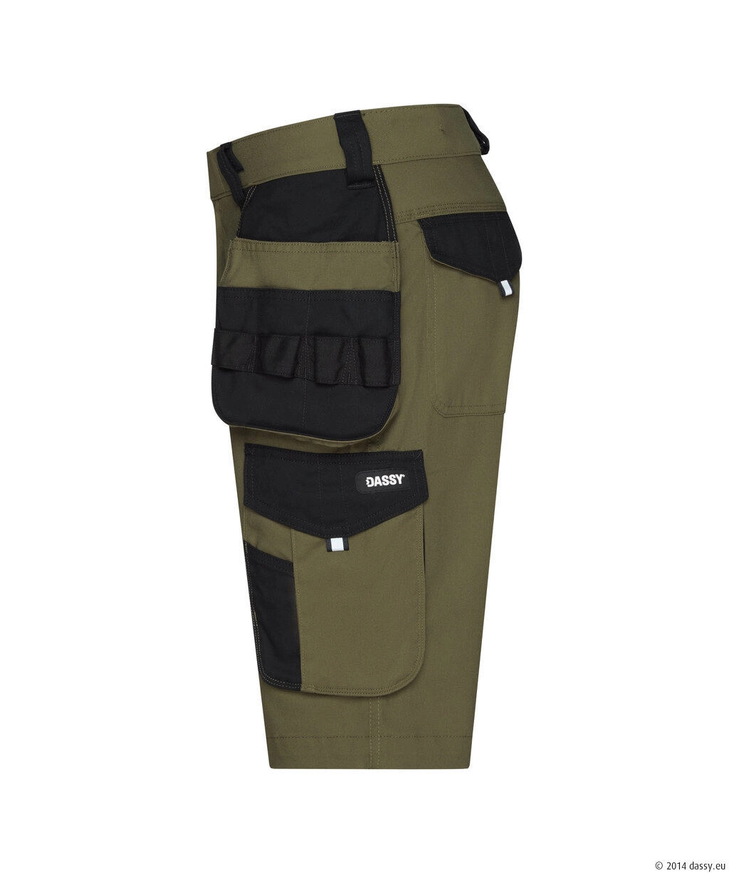 DASSY® Kuma Flex Stretch-Arbeitsshorts mit Holstertaschen - 12