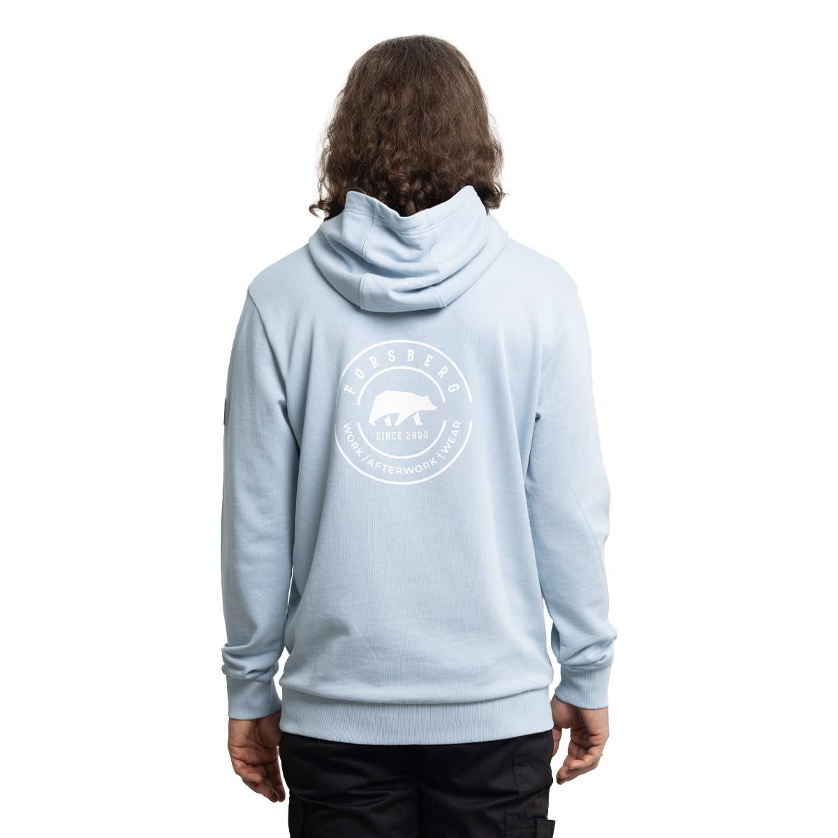 FORSBERG Hoodie mit Logo auf Brust und Rücken - 2