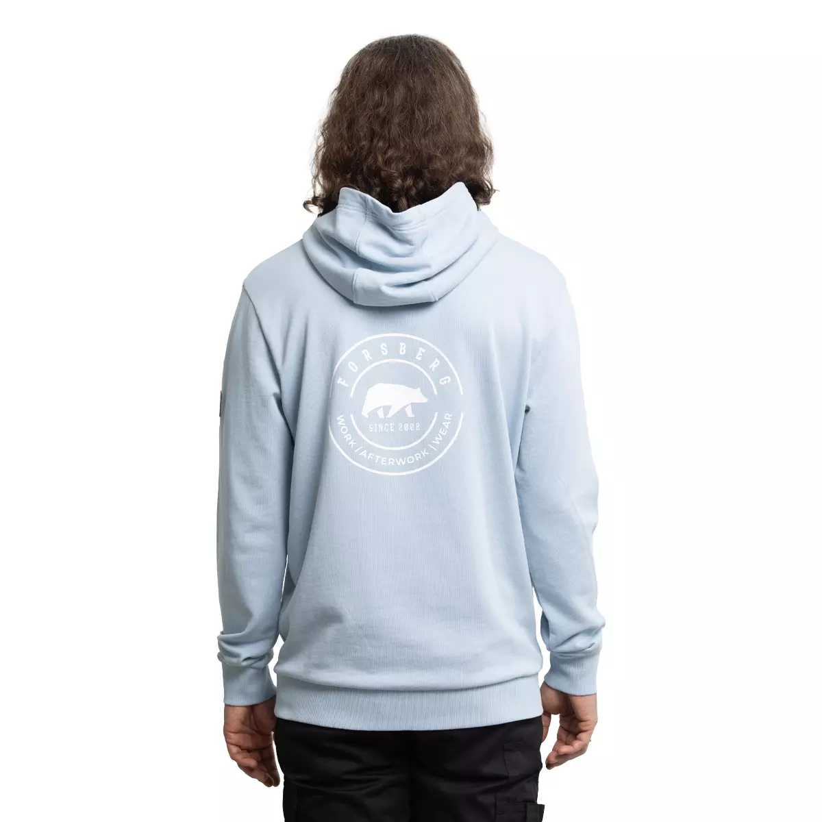 FORSBERG Hoodie mit Logo auf Brust und Rücken - 2