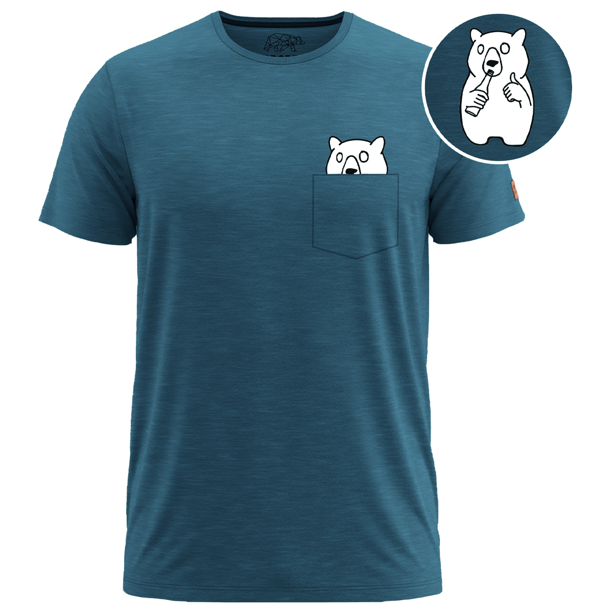 FORSBERG Ölbrorson T-Shirt mit Brusttasche - 1, Bekleidung, T-shirt, Hemd