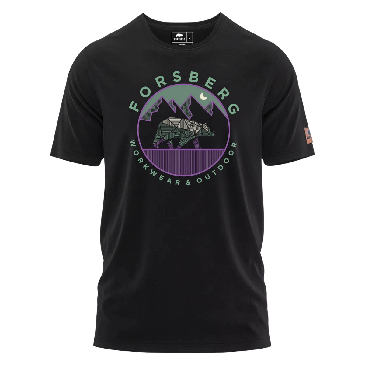 FORSBERG Gruvarson II T-Shirt mit Brustlogo - 3