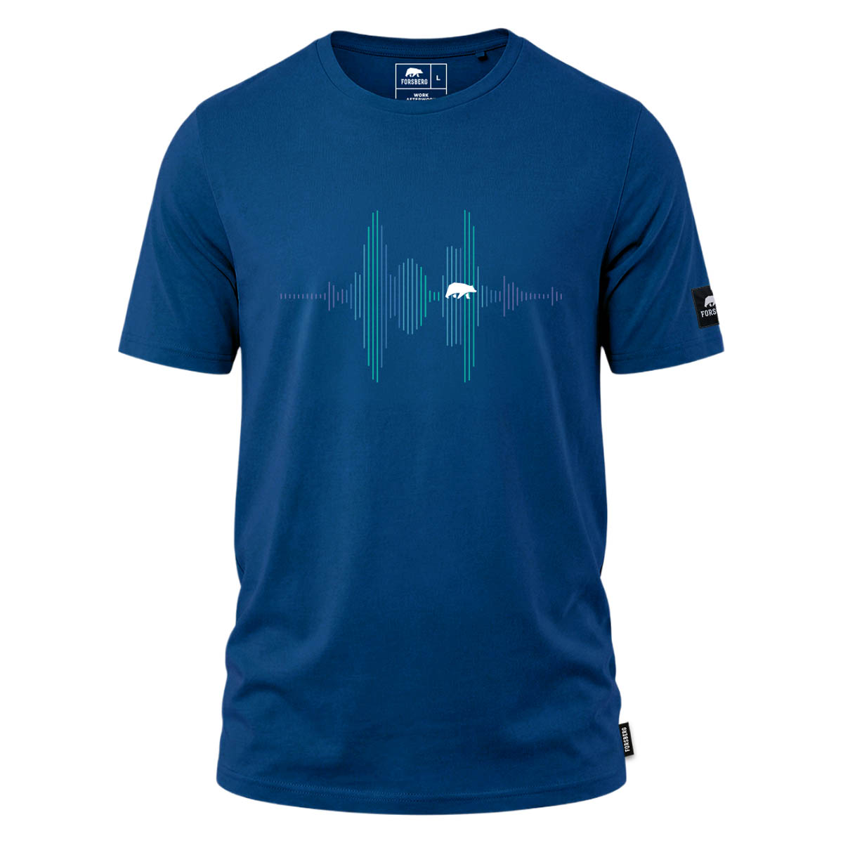 FORSBERG T-Shirt mit Audiowelle - 7