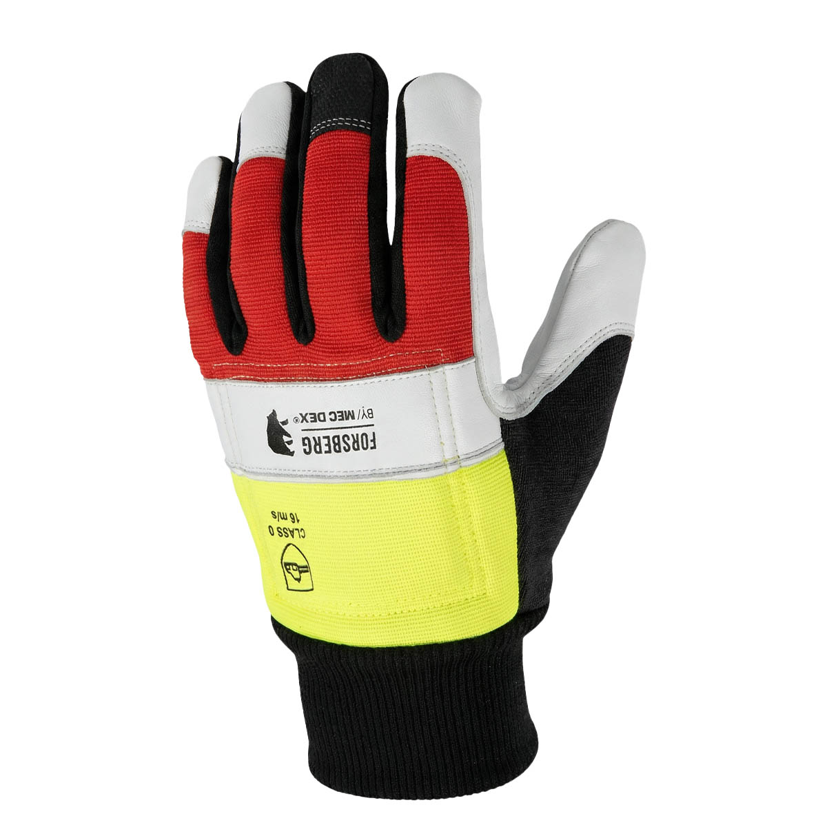 FORSBERG Tommerhogg Schnittschutz Kl.0 - Premium Ziegenleder, Hi-Viz - 3