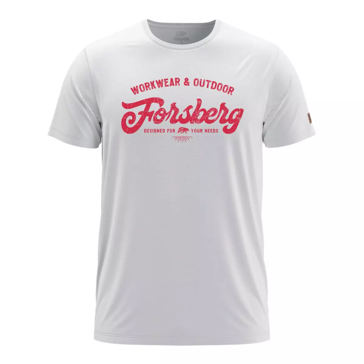 FORSBERG Överson T-Shirt mit Retro Brustlogo - 1