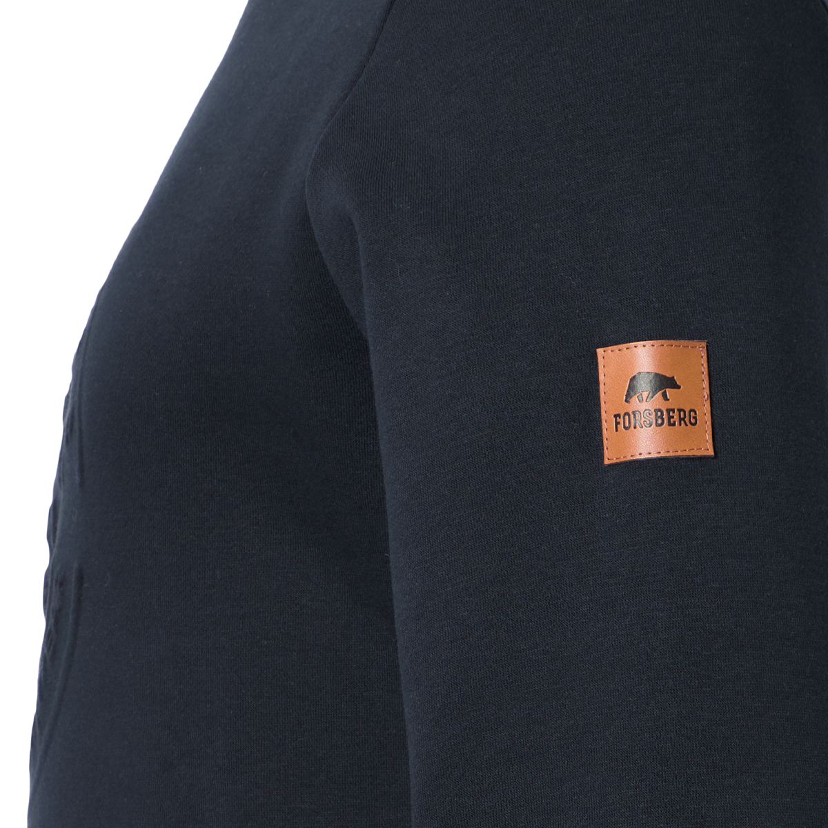 FORSBERG Sweatshirt mit 3D Logo - 2, Bekleidung, Langarm, Ärmel, Vlies, Mantel