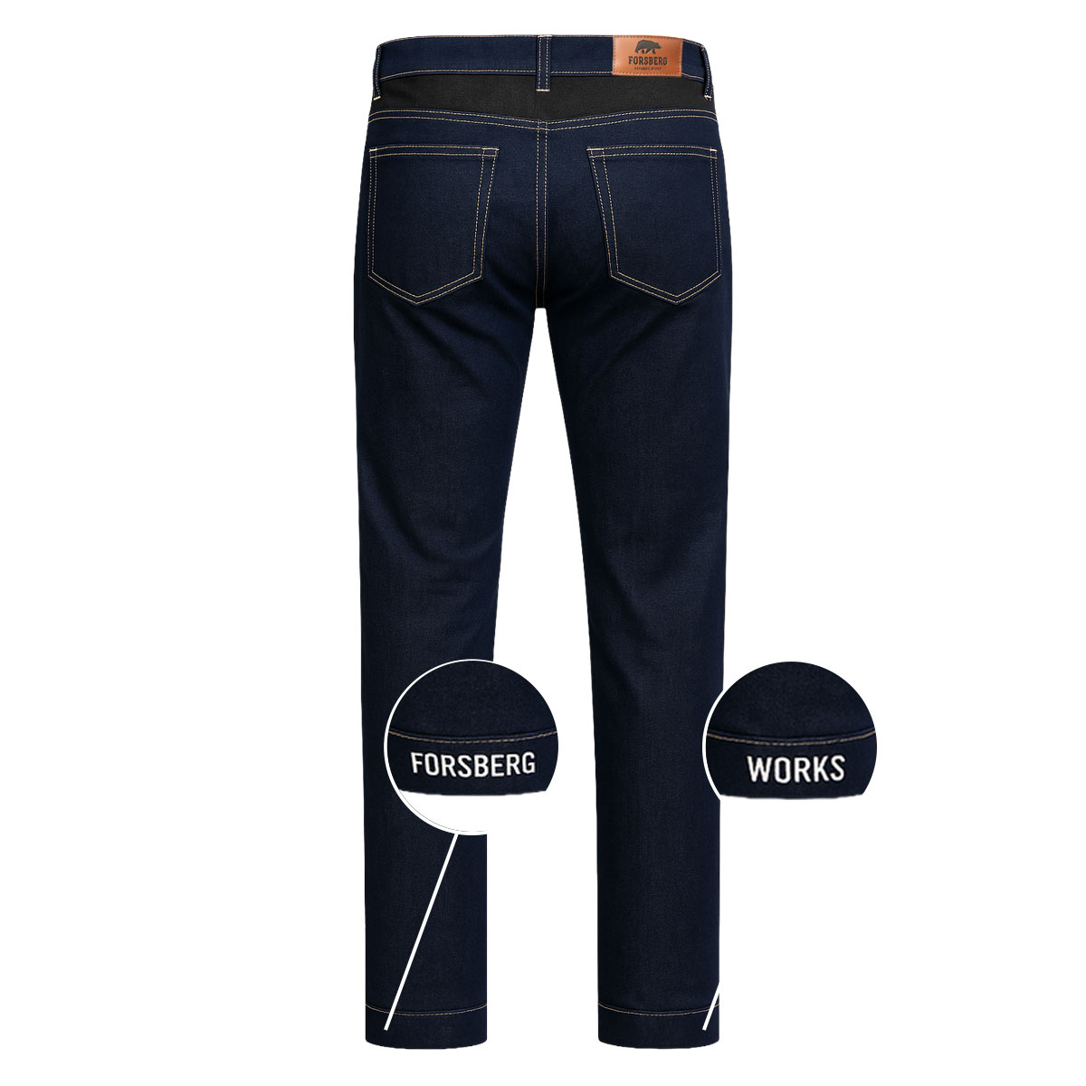 FORSBERG Denim 5 Pocket Jeans - 3, Bekleidung, Jeans, Hosen