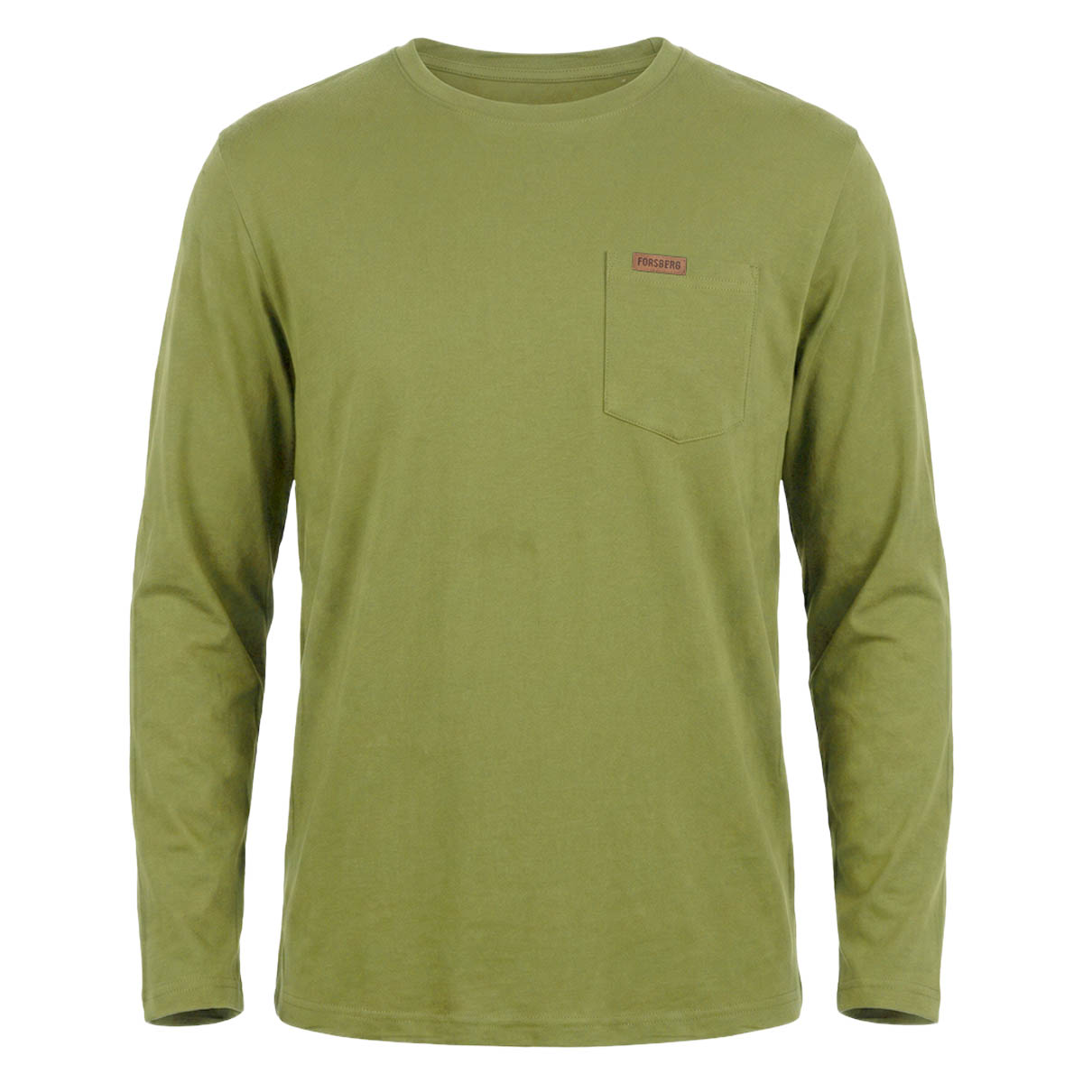 FORSBERG Longsleeve mit Brusttasche - 5 831327740-L - oliv