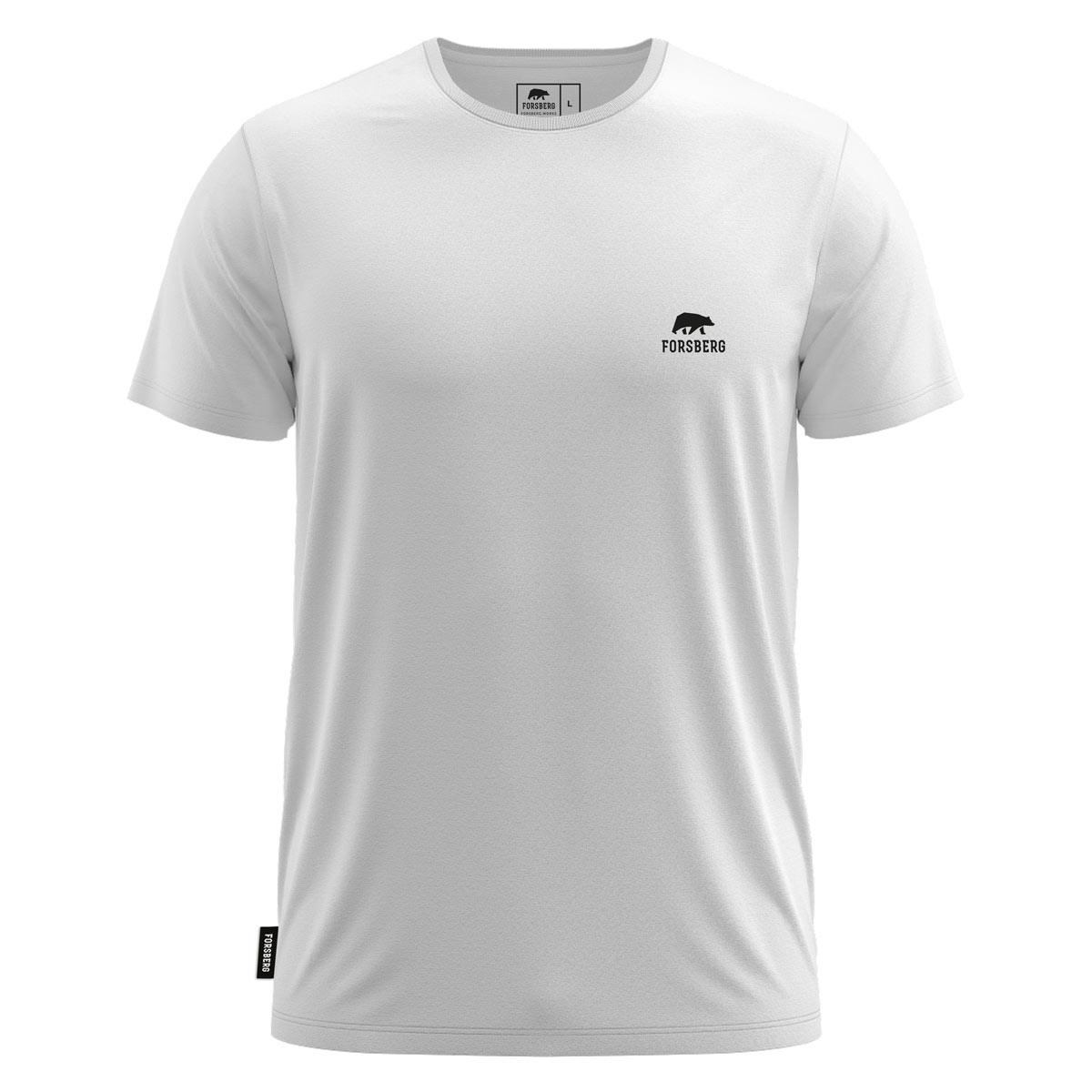 FORSBERG Lite T-Shirt mit kleinem Brustlogo - 1