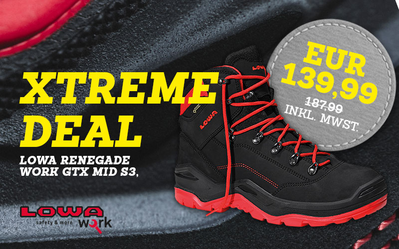 hiking boot, schwarze stiefel, roter rand/rote Sohle, Schnürung, Outdoor-Schuh