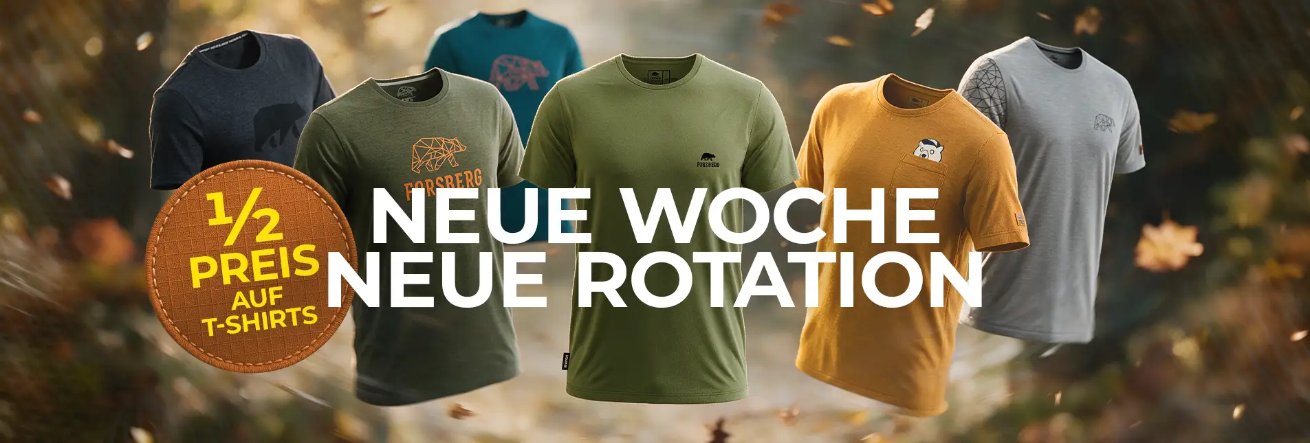 T-Shirt, Shirt group, Kurzarm, Olivgrün, Grafik-Tee