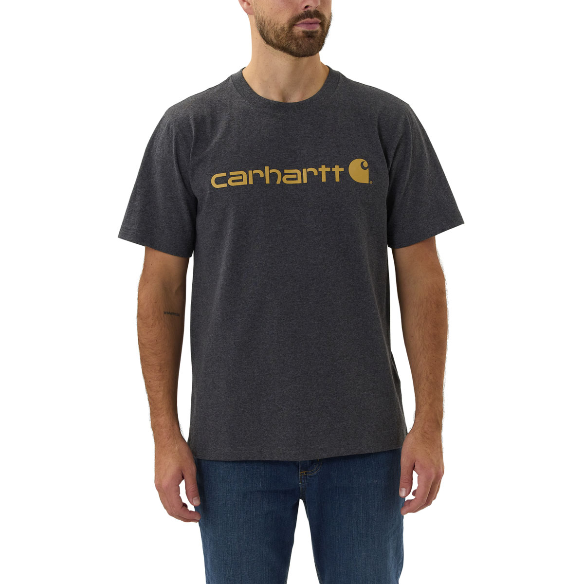 Carhartt Core Logo T-Shirt dicke Qualität - 11