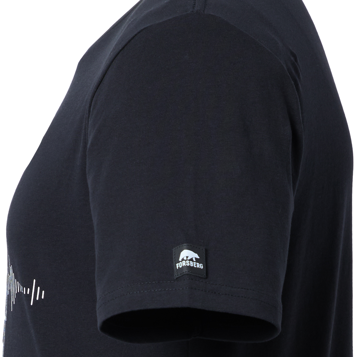 FORSBERG T-Shirt mit Audiowelle - 8, Vlies, Jacke, Langarm, Pullover, Sweatshirt