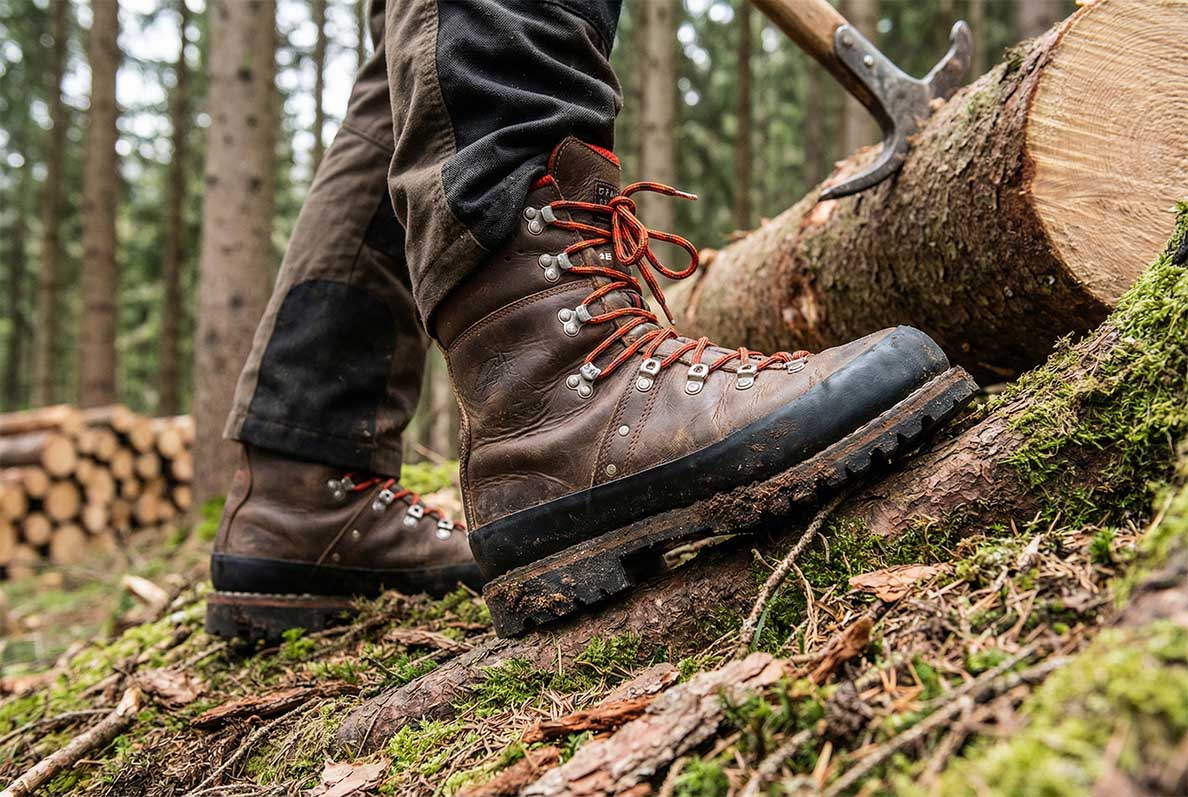 Hiking boots, Lederstiefel, Stiefel, Outdoor Schuhe, Dämpfung