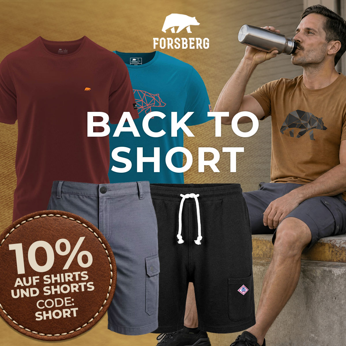 T-Shirts, Shorts, Drawstring shorts, Mesh shorts, Cotton blend
