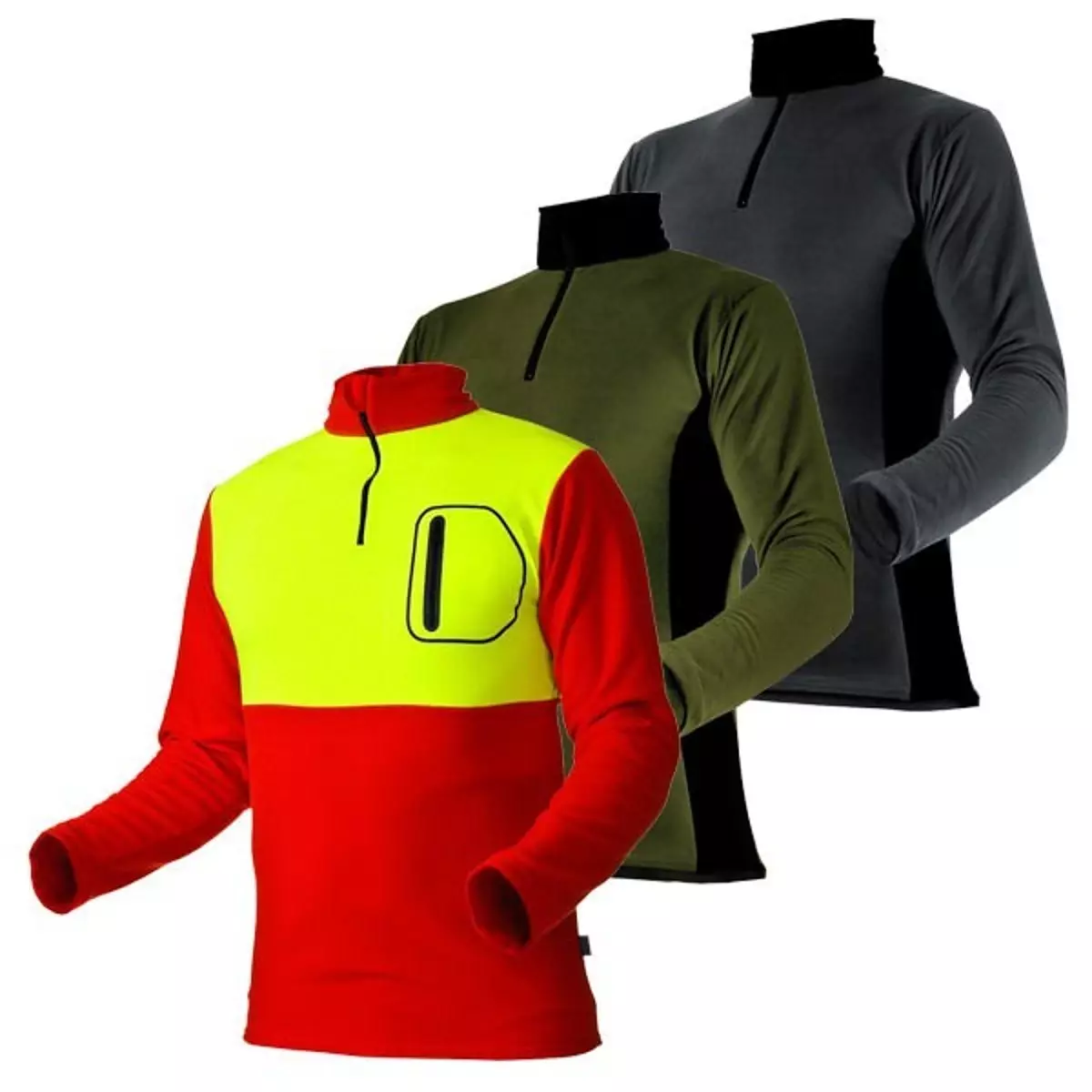 PFANNER® Husky Shirt - 1, Vlies, Langer Ärmel, Mantel, Hemd, Kapuzenpulli