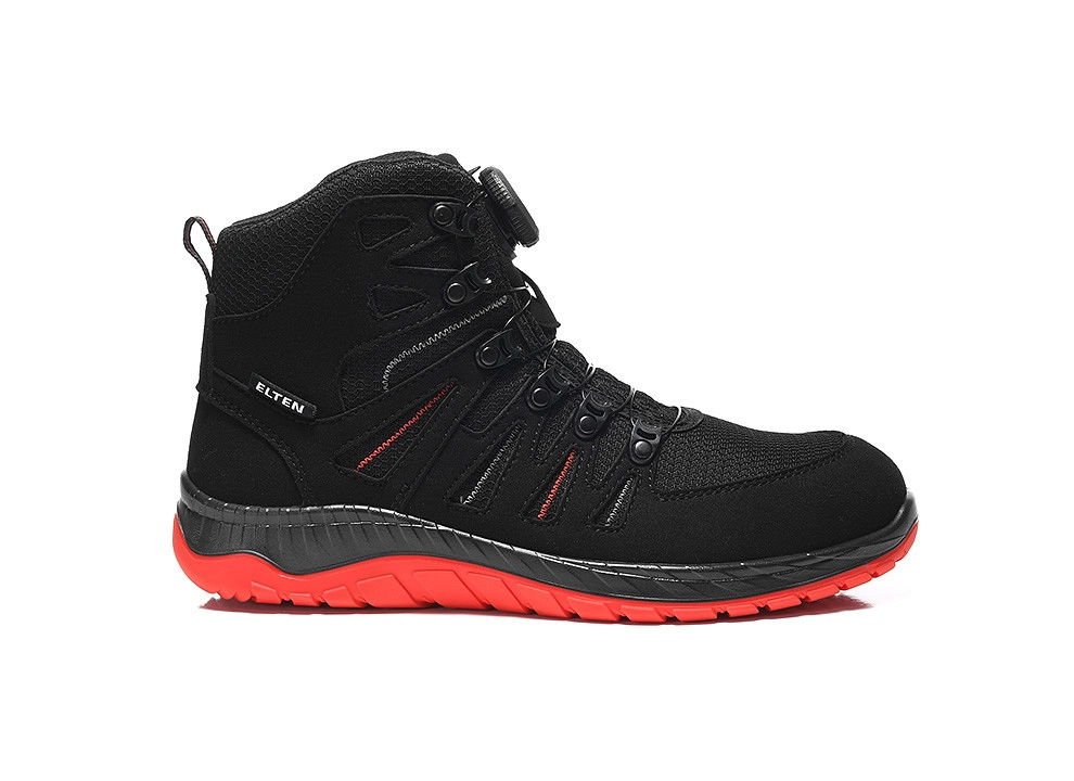 Elten MADDOX BOA® black-red Mid ESD S3S Sicherheitsstiefel - 2