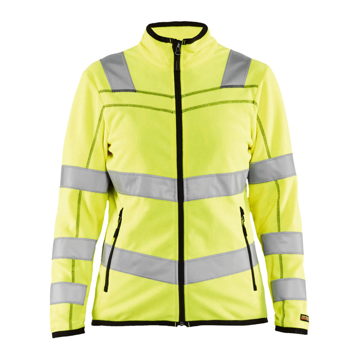 Damen High Vis Microfleece Jacke  - 5