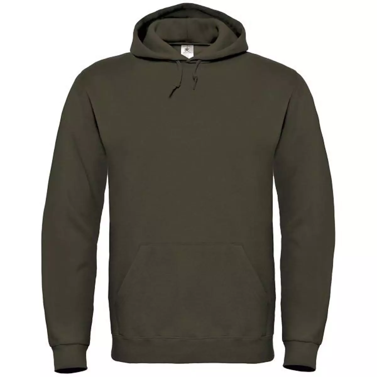 Hoodie einfarbig mit Kangarootasche - 9