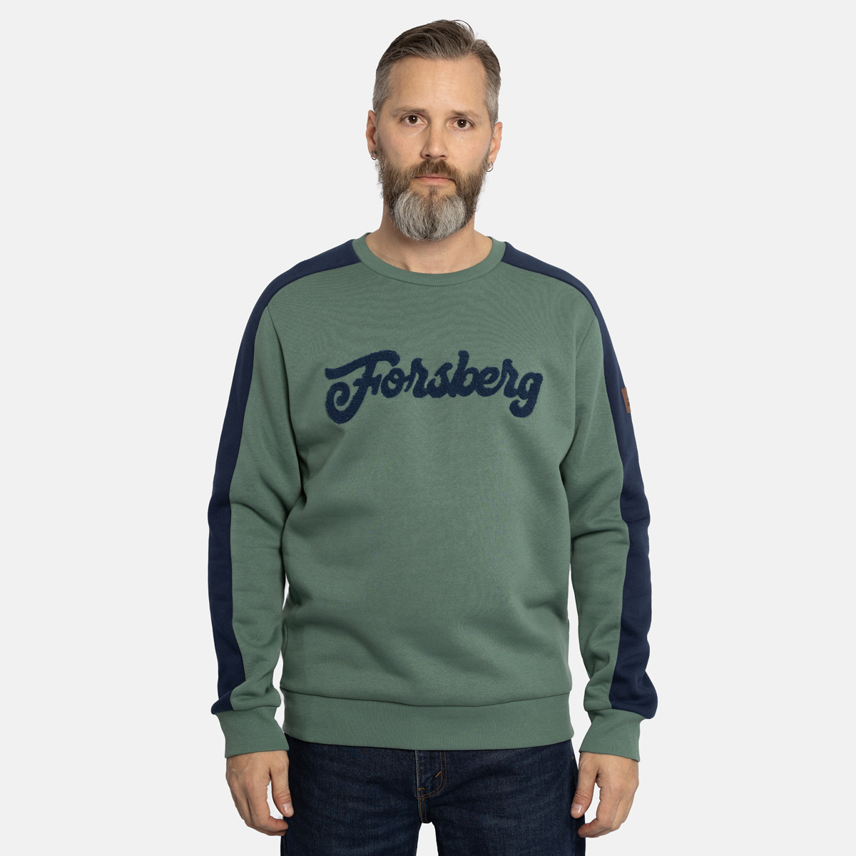 FORSBERG Sweatshirt mit Vintage Logo - 2