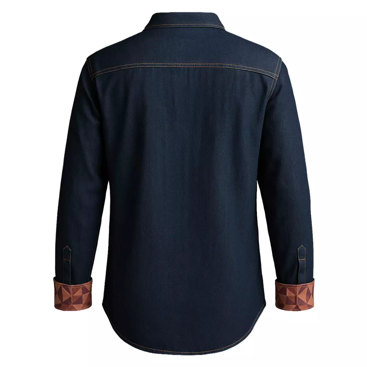 FORSBERG robustes Jeanshemd mit farbigem Ausputz - 3, Langarm, Ärmel, Mantel, Jacke, Blazer