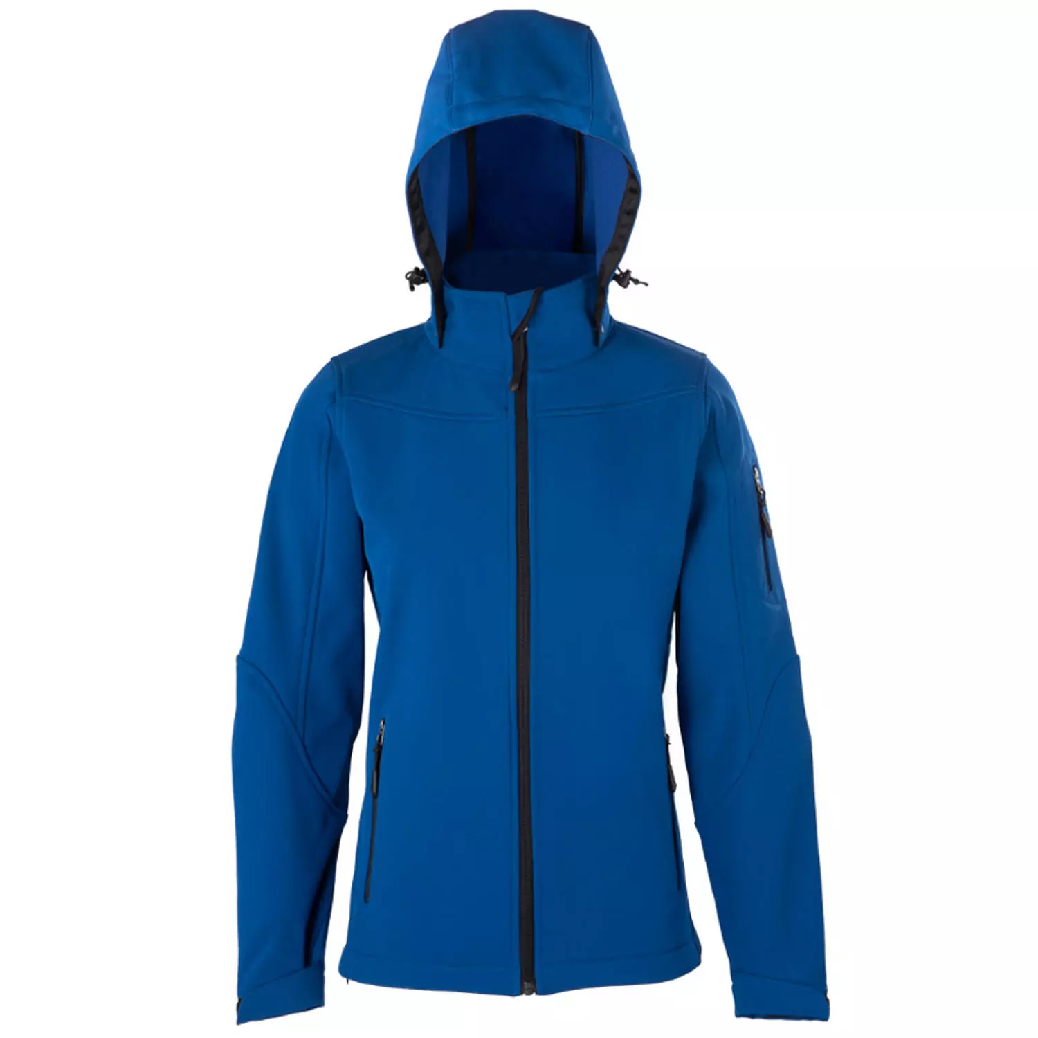 HRM Ladies Hooded Softshell Jacket - 1 HRM Ladies Hooded Softshell Jacket - 1