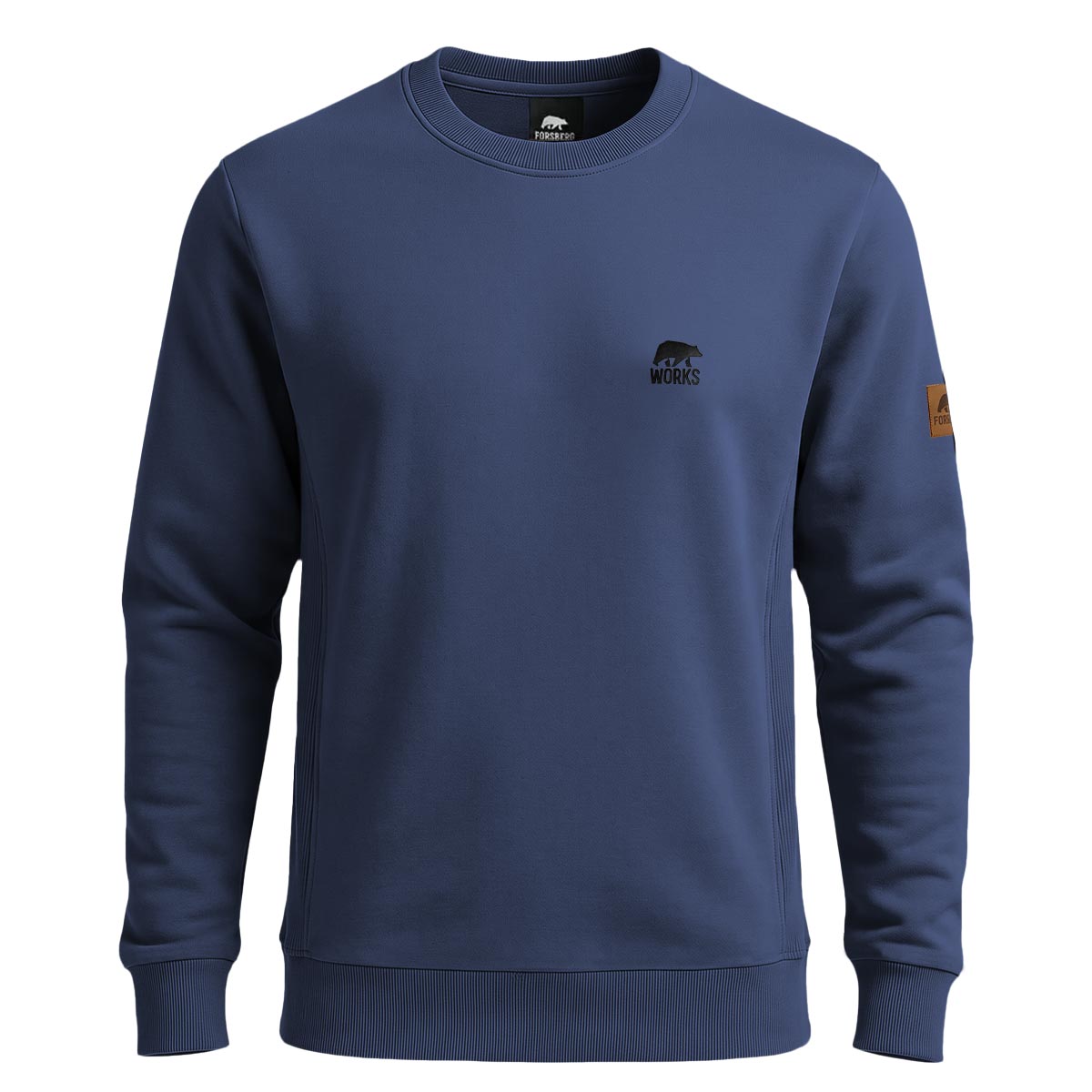 FORSBERG Crewneck Sweatshirt mit elastischen Einsätzen - 7 FORSBERG Crewneck Sweatshirt mit elastischen Einsätzen - 7