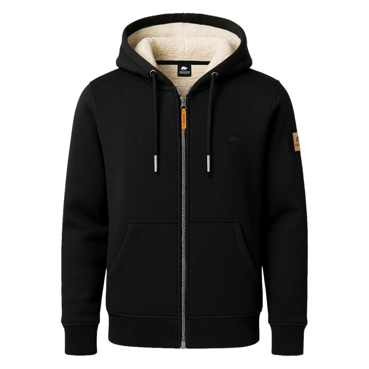 FORSBERG Kapuzenjacke mit Teddyfutter - 1