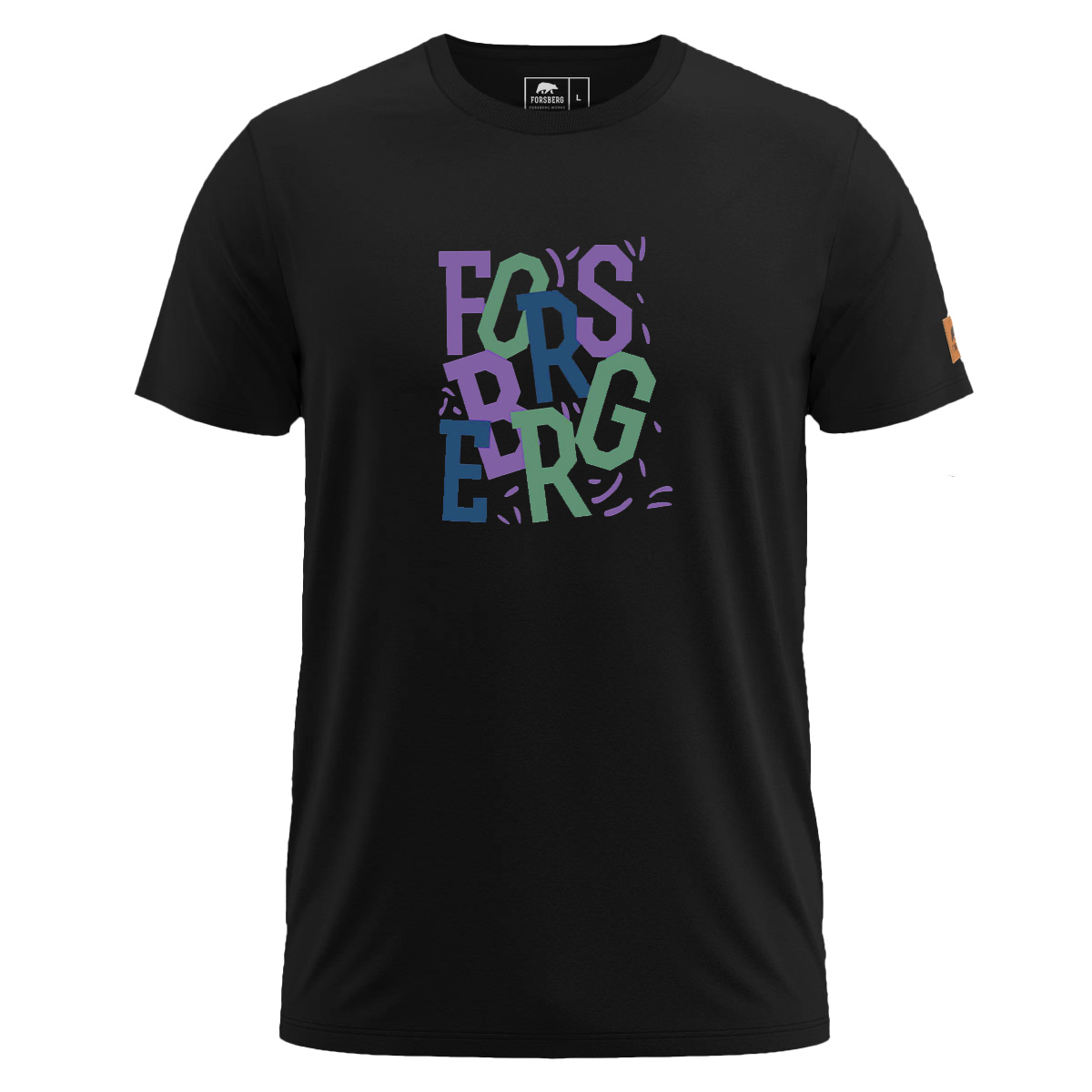 FORSBERG Storm Letters T-Shirt - 1 856252740-3XL - schwarz
