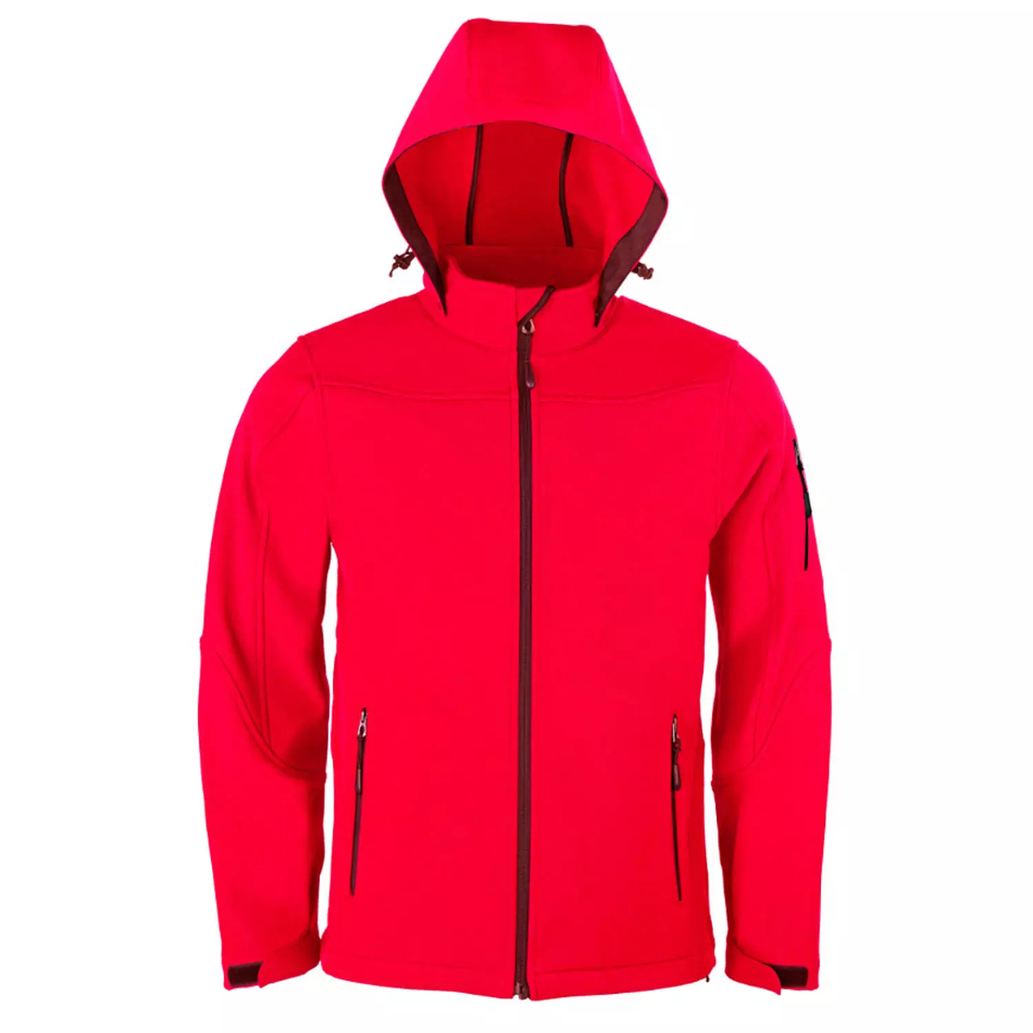 HRM Mens Hooded Softshell Jacket - 2