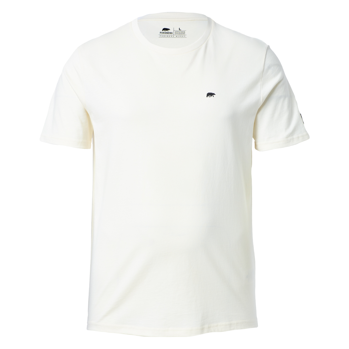 FORSBERG T-Shirt mit kleinem Gummi-Patch - 15, Bekleidung, T-shirt, Hemd