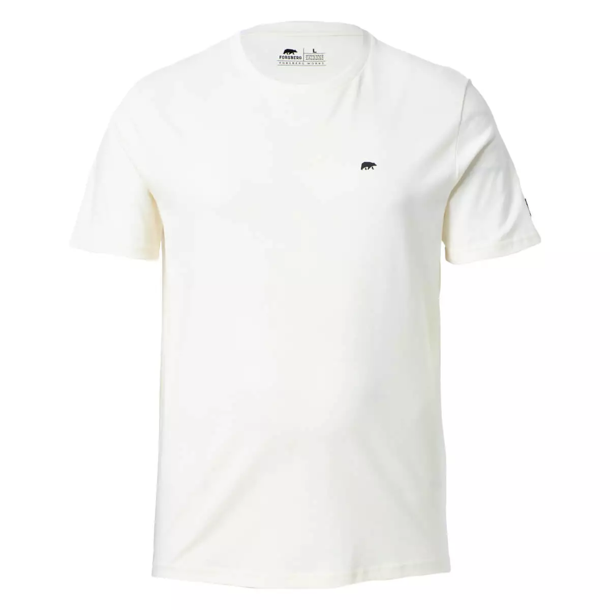 FORSBERG T-Shirt mit kleinem Gummi-Patch - 1