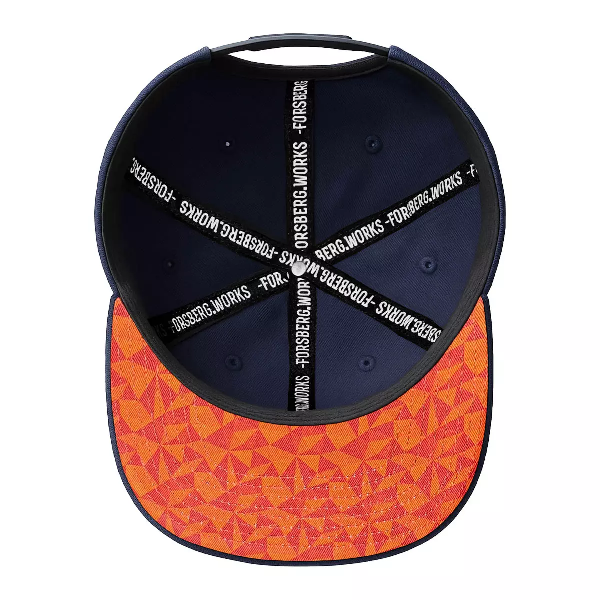 FORSBERG marineblaue Cap mit Logo - 3, Baseball-Kappe, Mütze, Kleidung, Hut