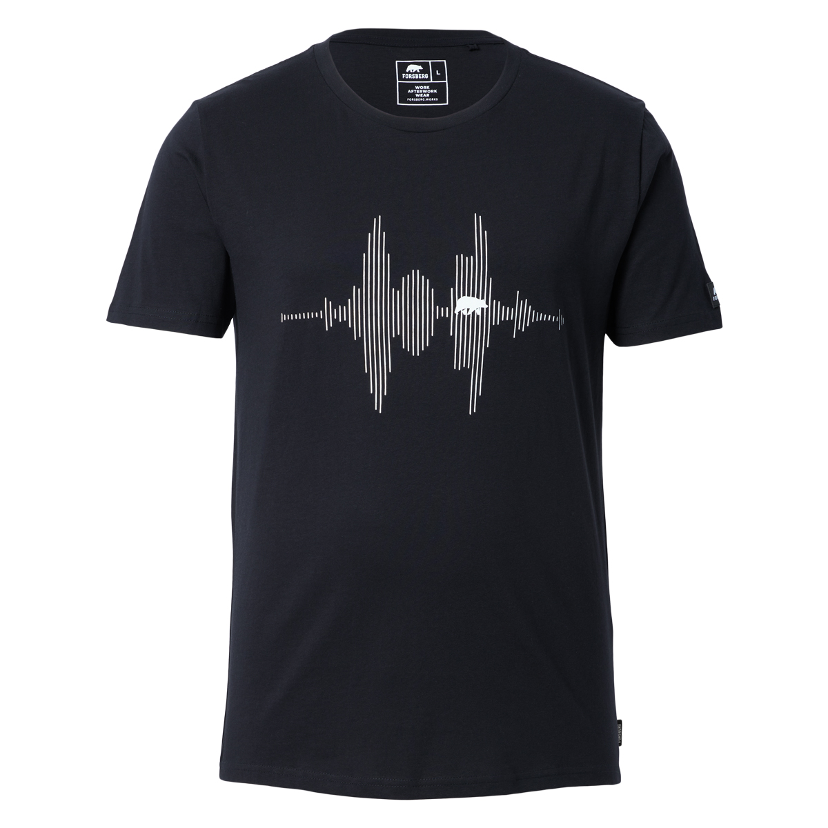 FORSBERG T-Shirt mit Audiowelle - 7, Bekleidung, T-shirt, Hemd