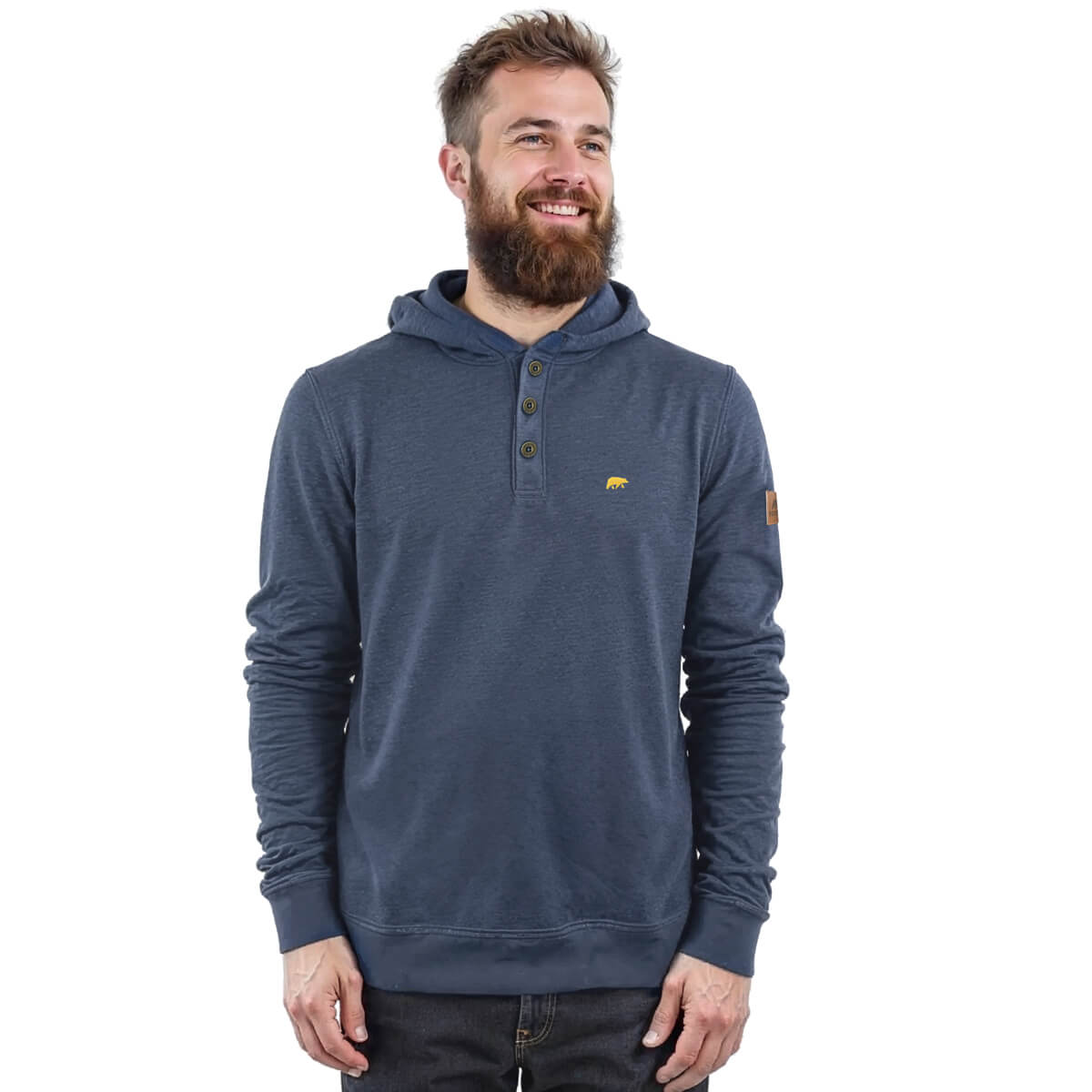 FORSBERG Hoodie im Denim-Look - 1