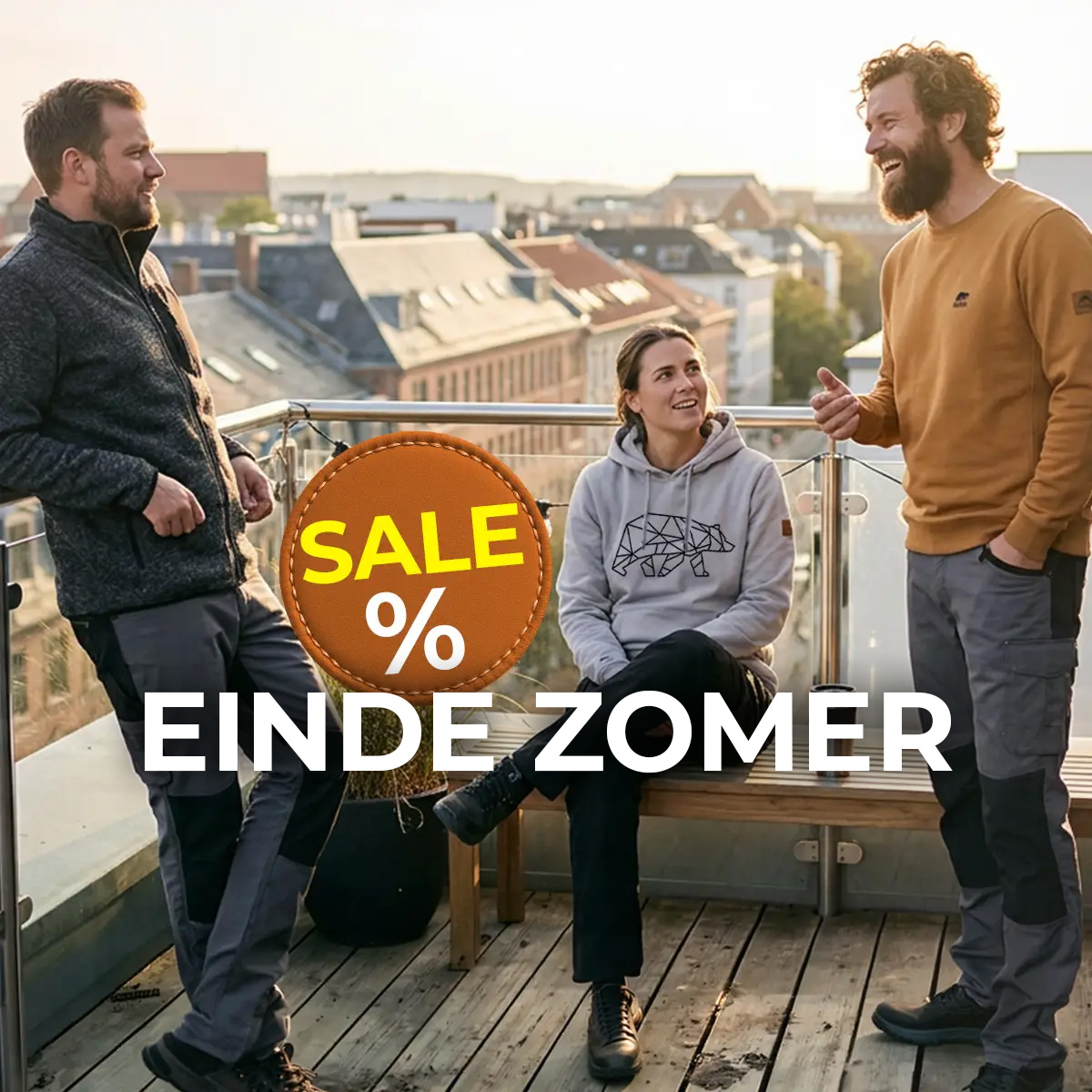 Hoodie, Pullover, Casualkleidung, Dachterrasse, Sale