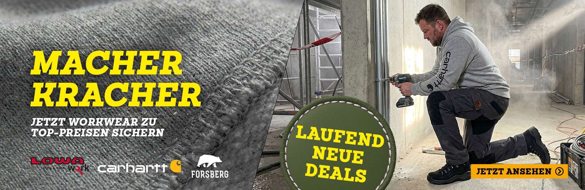 Arbeitsstiefel, Hochbau, Heimwerker, Werkzeug, Kordel?