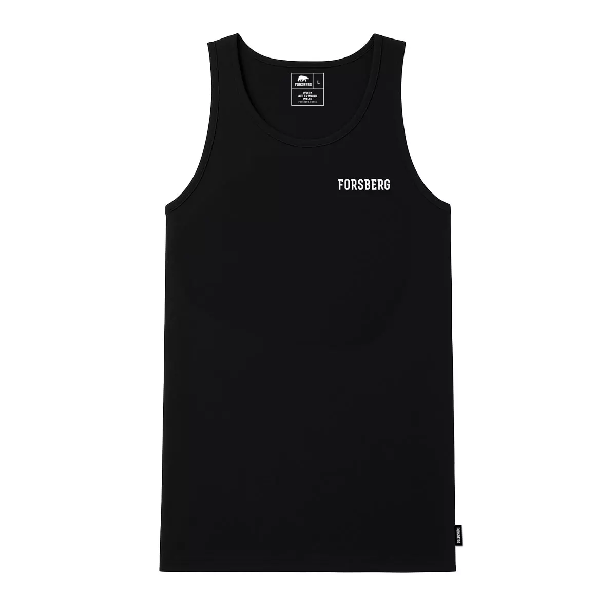 FORSBERG Tanktop mit Logo auf Brust und Rücken - 1, Bekleidung, Tanktop, Unterhemd