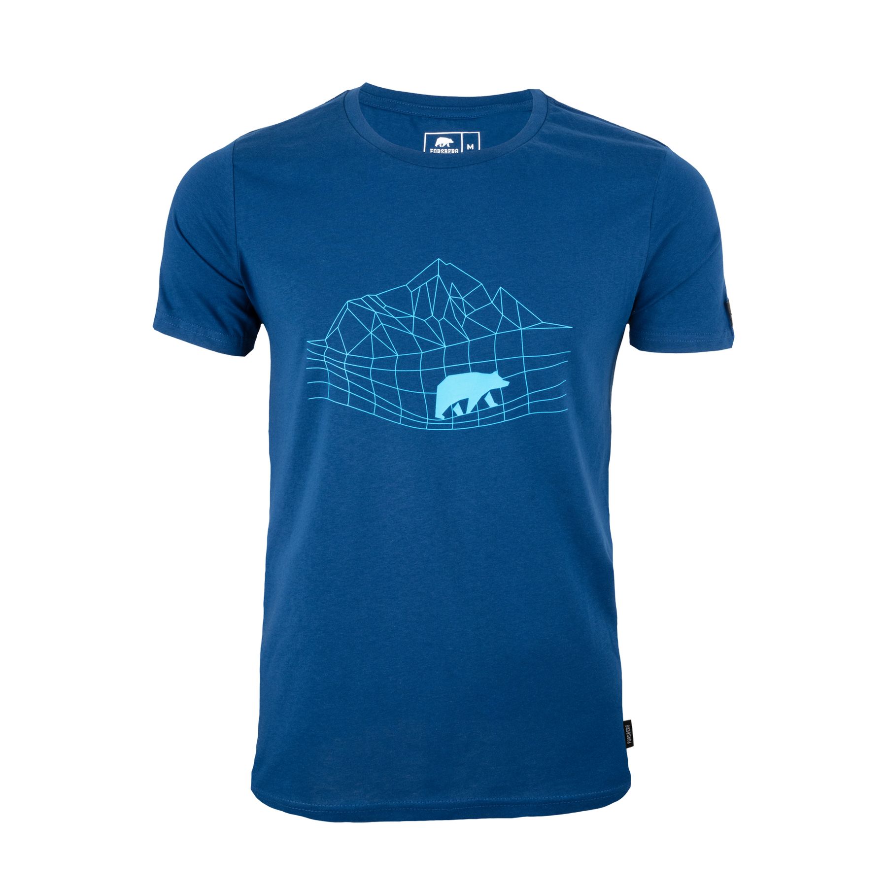 FORSBERG T-Shirt mit Polygonraster-Logo - 1