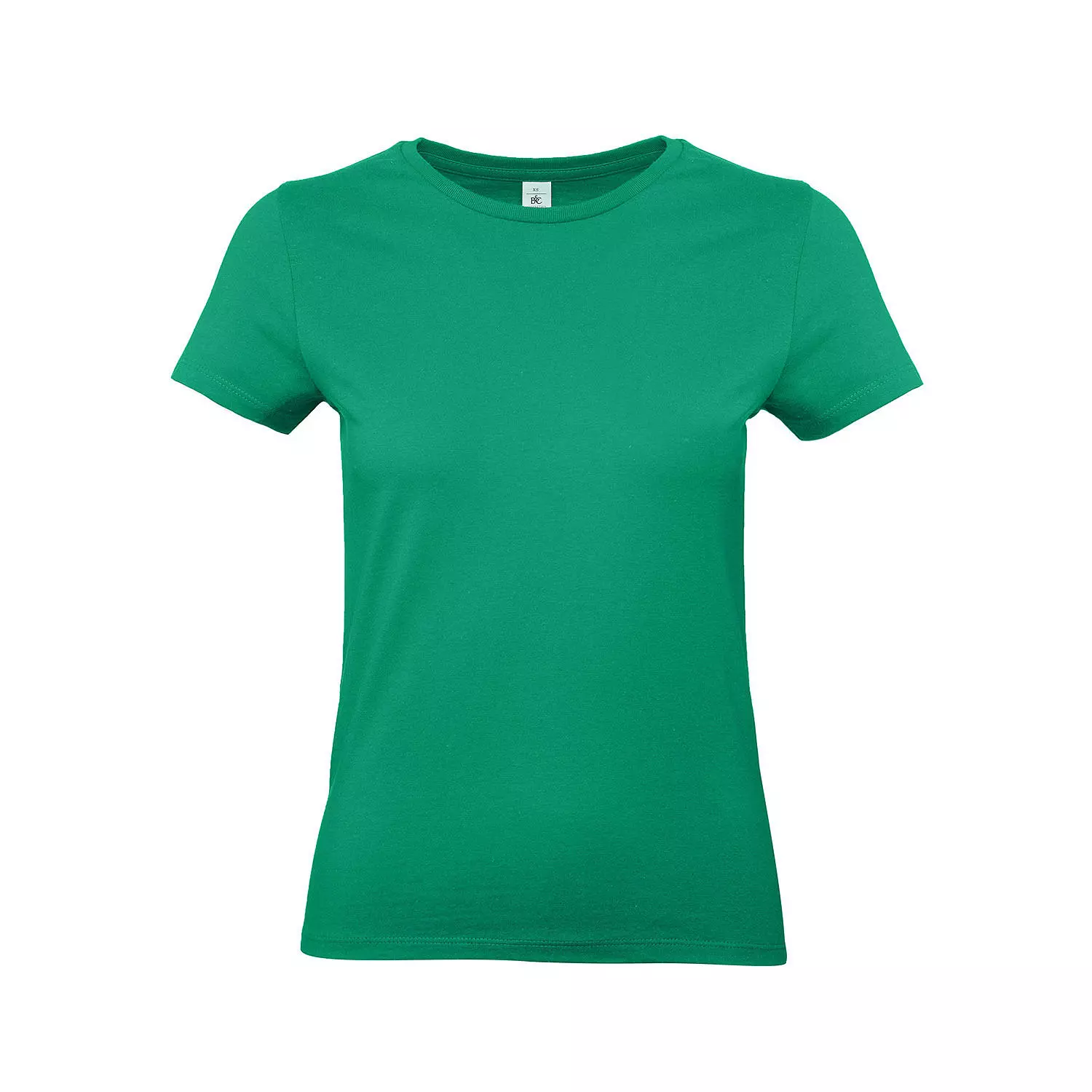 T-Shirt Rundhalsausschnitt Damen einfarbig 190gr Baumwolle - 3