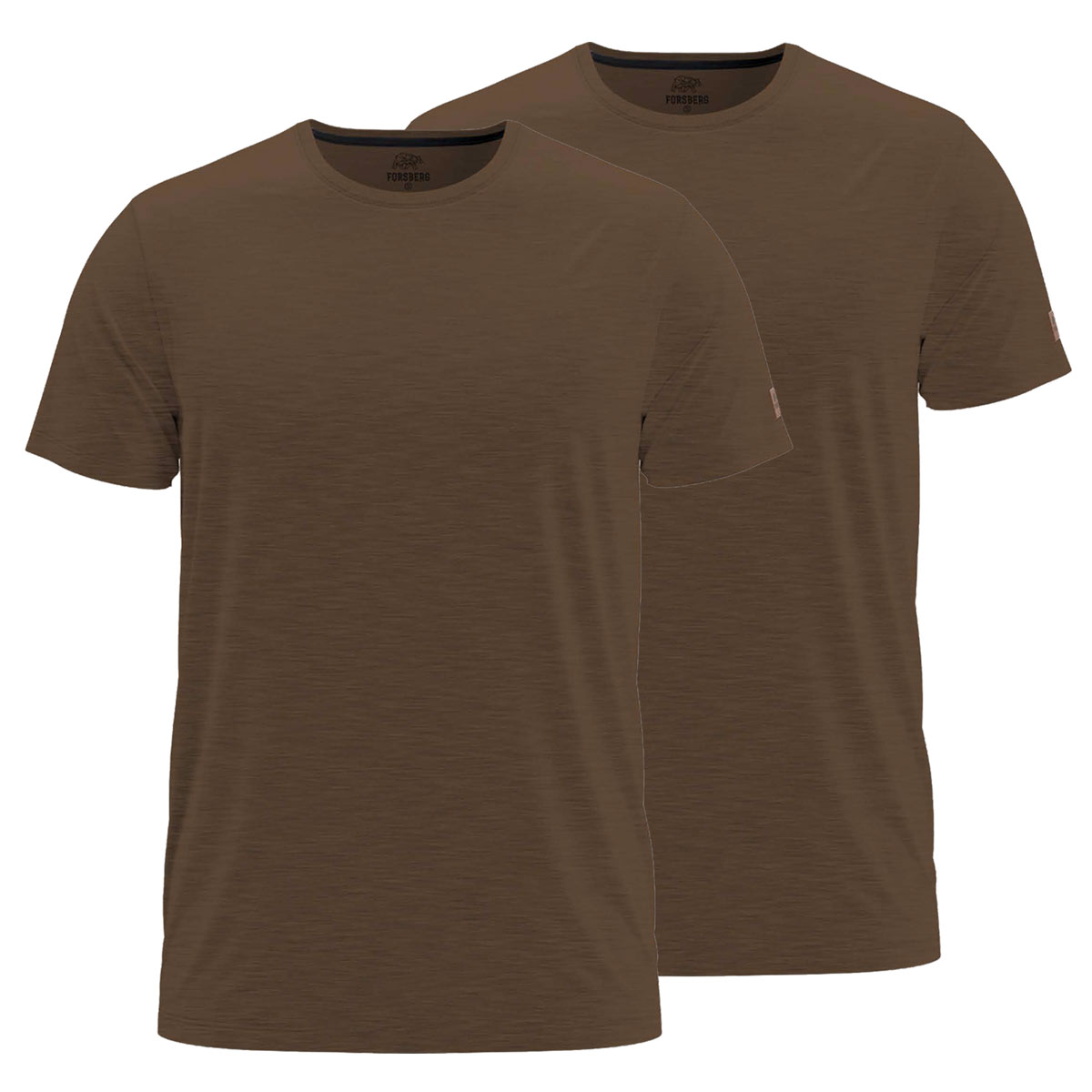 FORSBERG einfarbiges T-Shirt im Doppelpack - 12