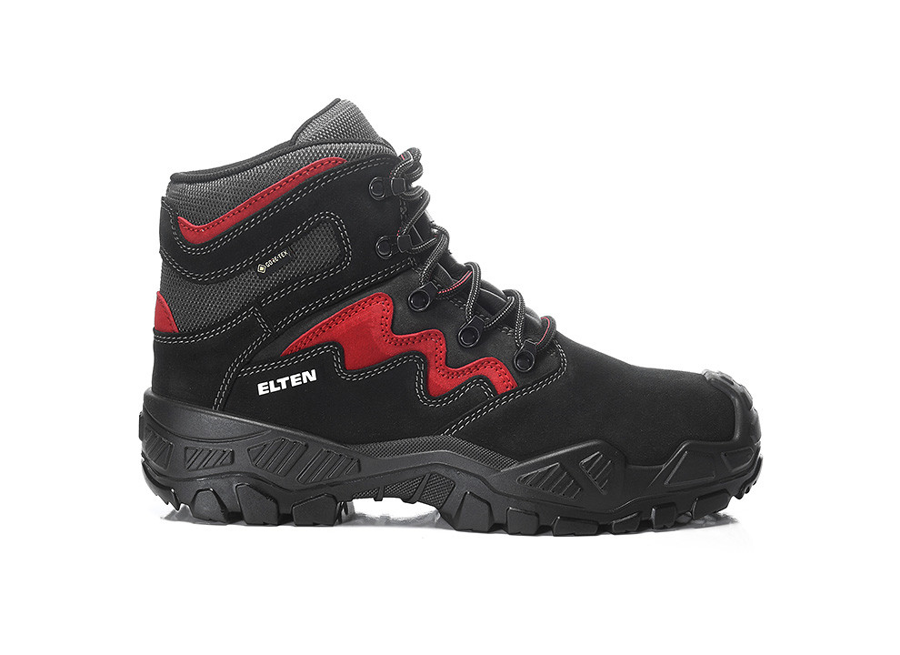 Elten MICK GTX black-red Mid ESD S3S WR CI Schnürstiefel - 2