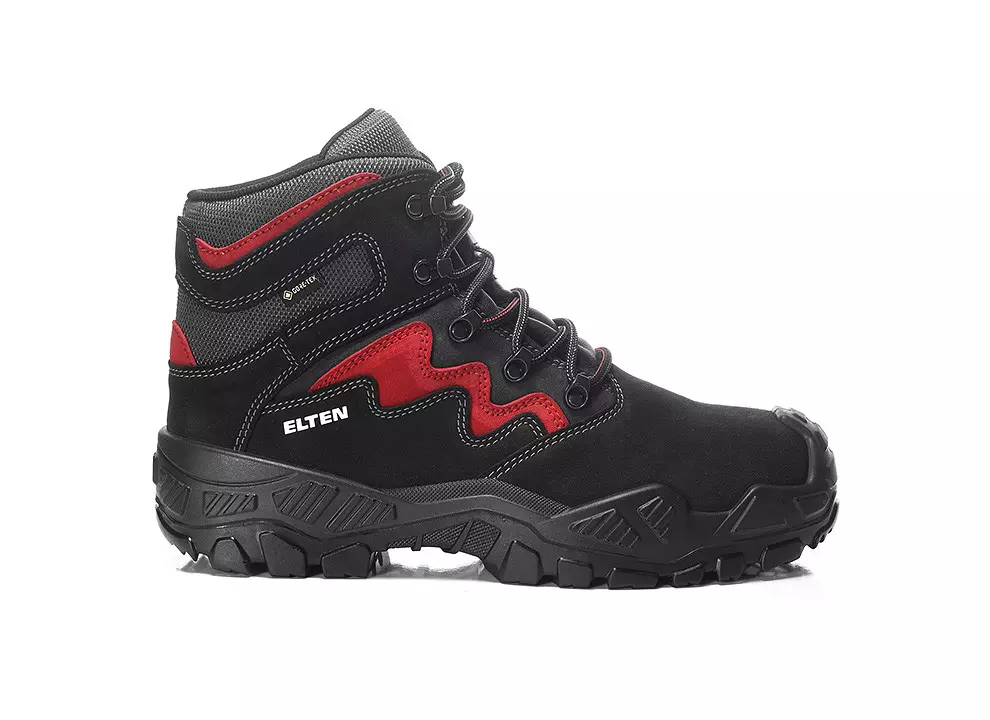 Elten MICK GTX black-red Mid ESD S3S WR CI Schnürstiefel - 2