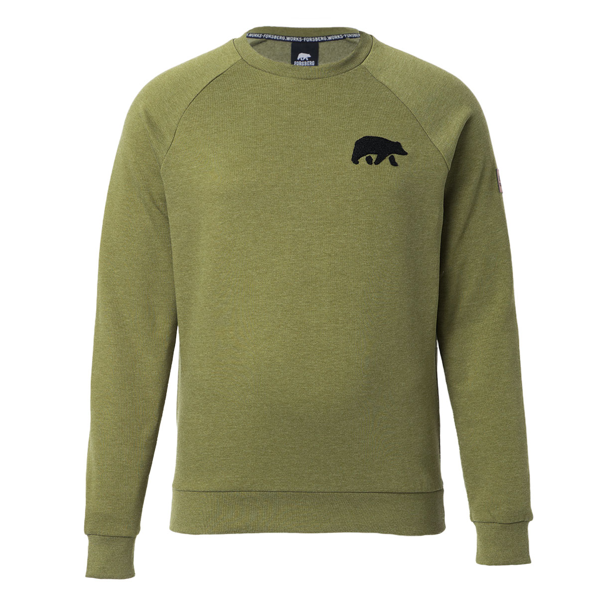 FORSBERG Sweatshirt mit Frottee Logo - 7, Vlies, Strickwaren, Pullover, Sweatshirt, Langarm